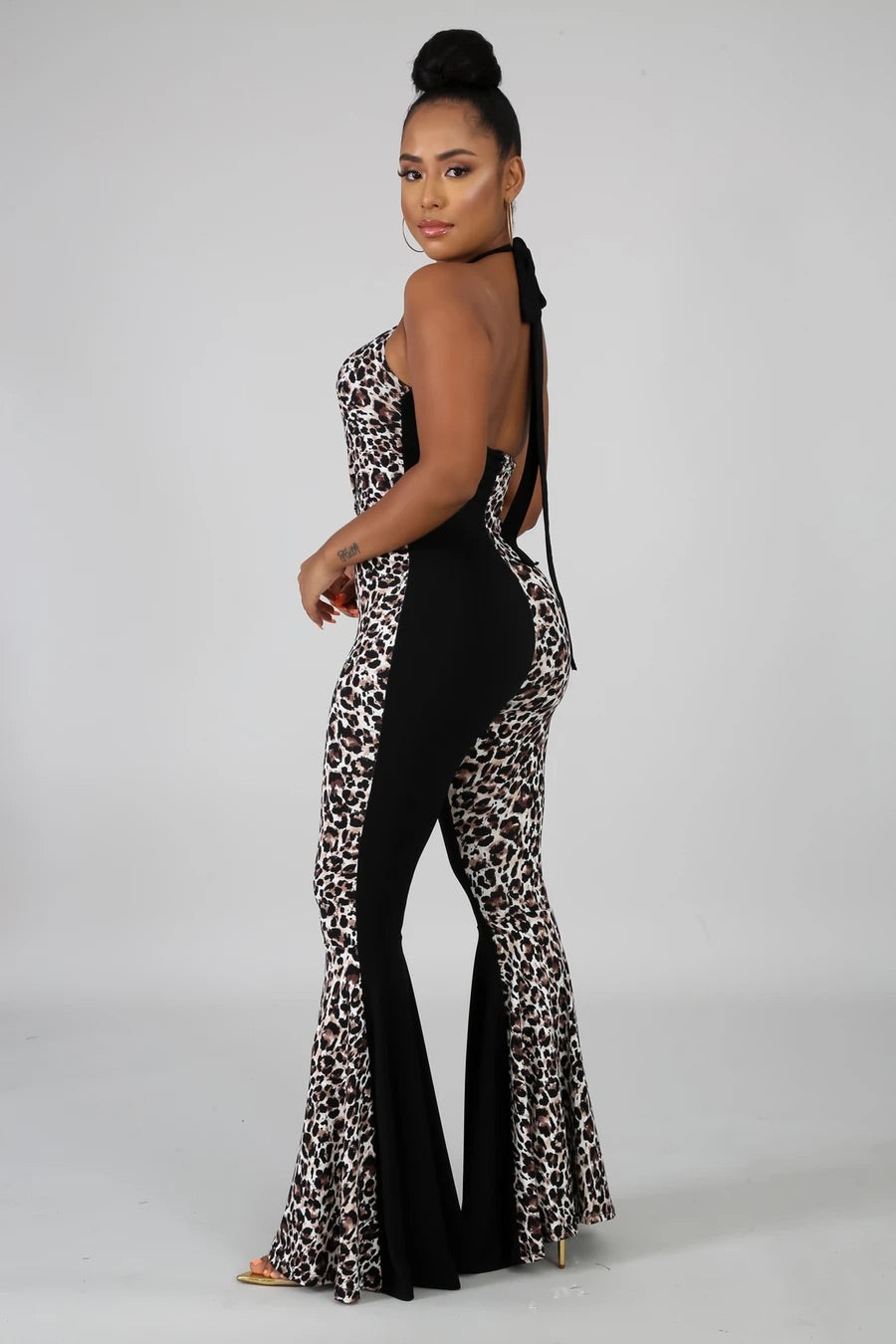 Fierce Fusion Halter Jumpsuit