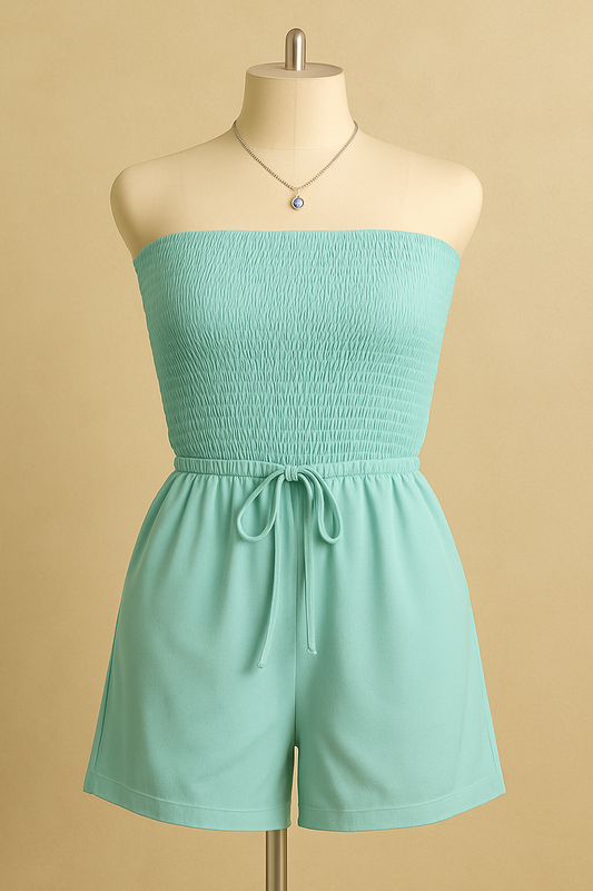 Cool Breeze Strapless Romper