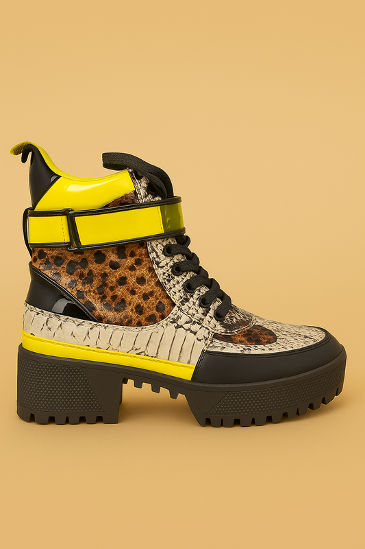 Savage Stomp Chunky Combat Boot