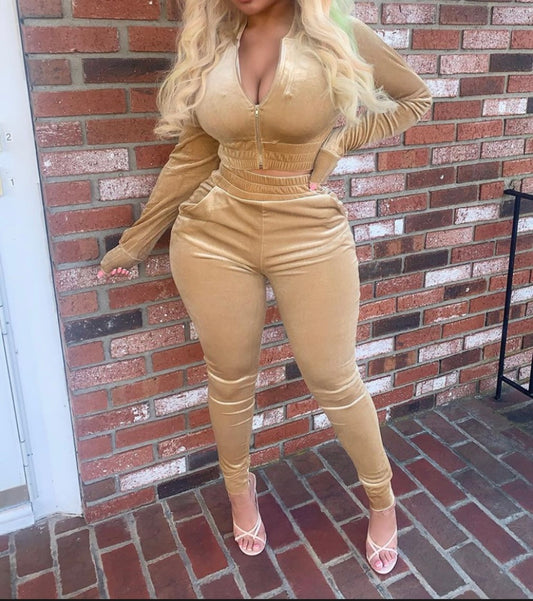 Golden Hour Velour Set