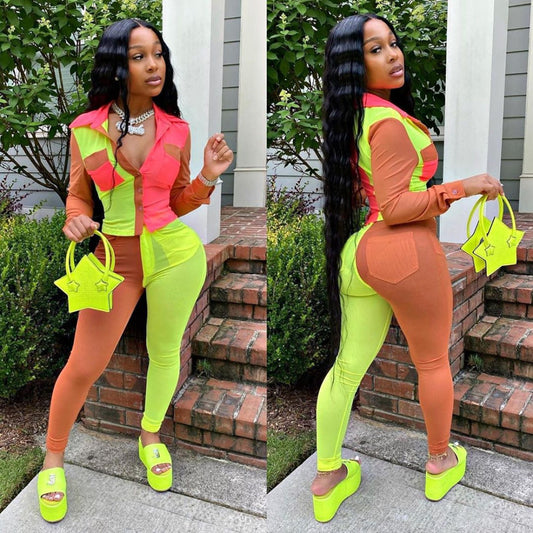 Neon Energy Colorblock Set