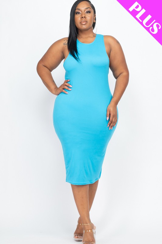 Blue Crush Midi Dress